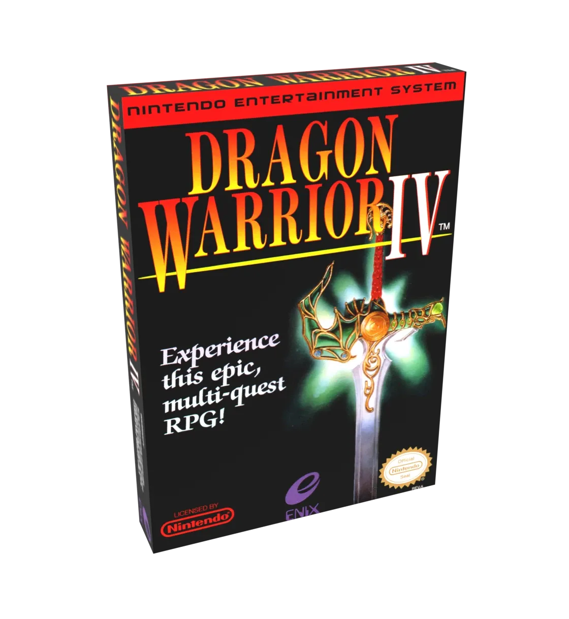 Dragon Warrior 4 Reproduction Box