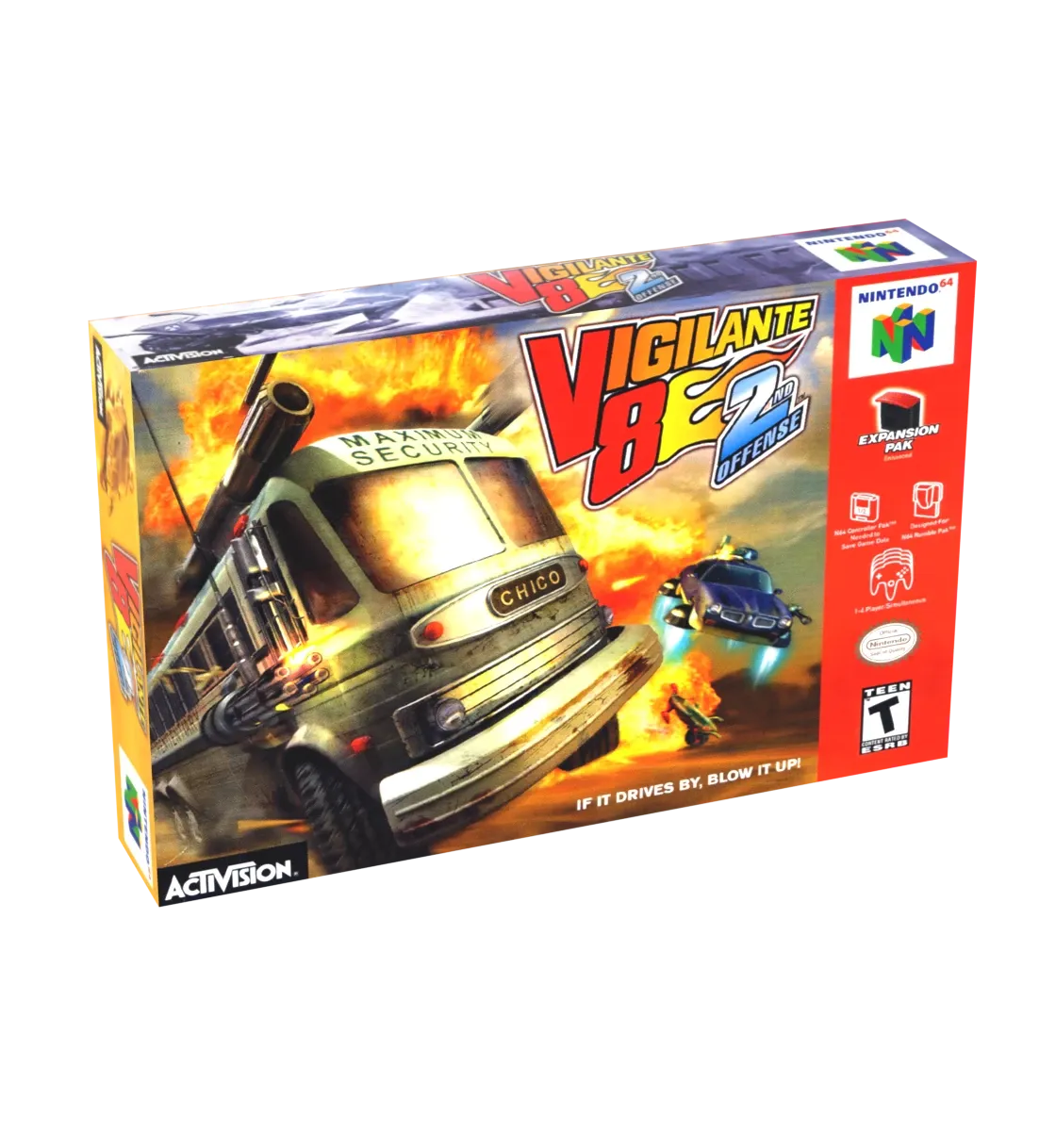 Vigilante 8 2nd Offense Reproduction Box