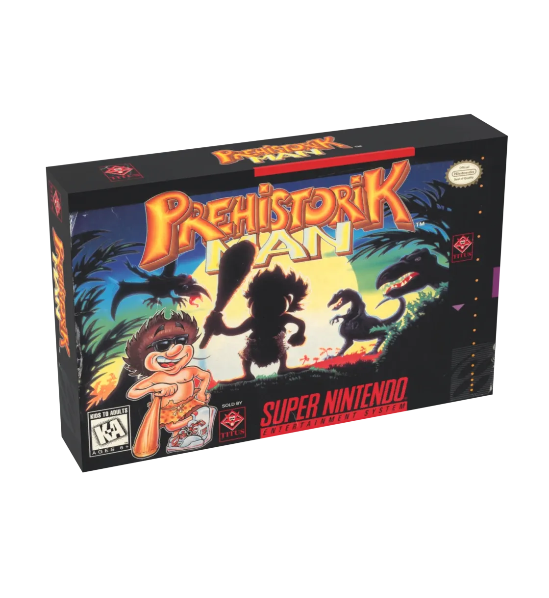 Prehistorik Man Reproduction Box