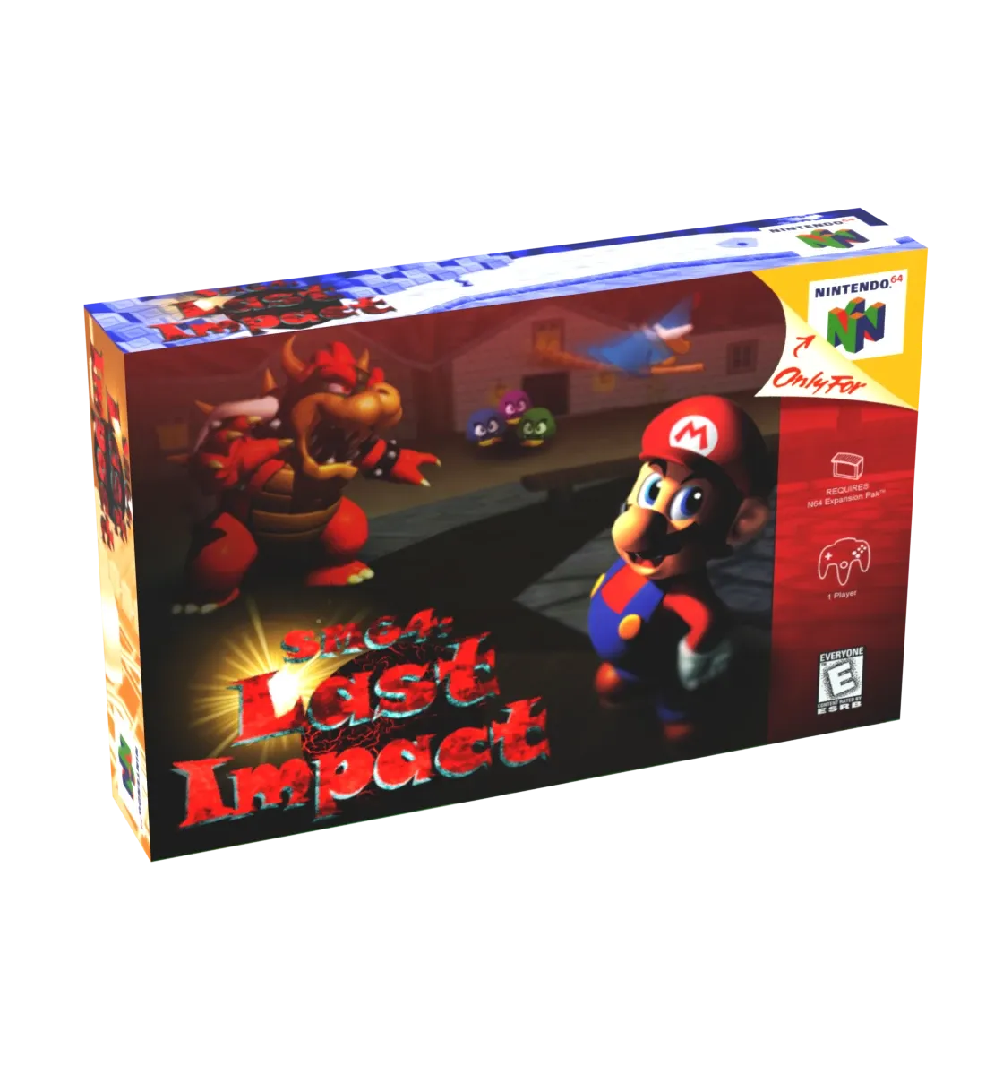 Super Mario 64 Last Impact Reproduction Box