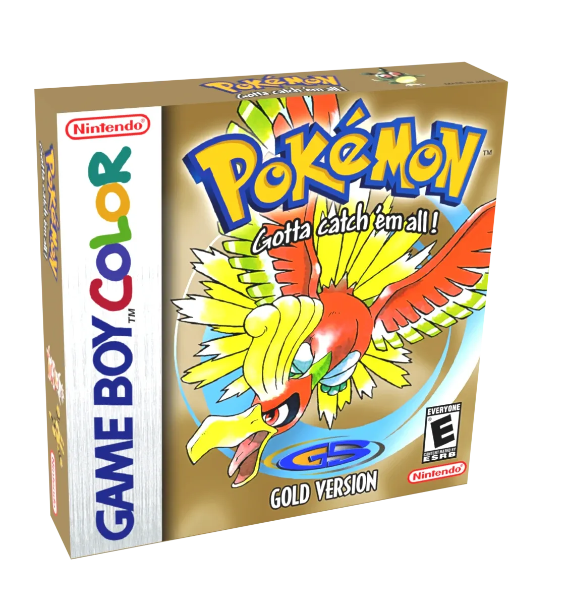 Pokemon Gold Reproduction Box