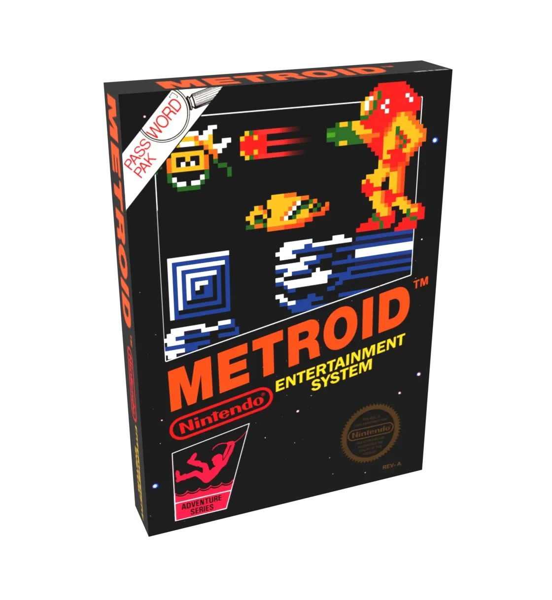 Metroid [Custom] Reproduction Box