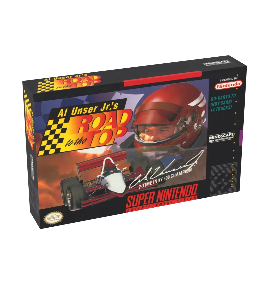 Al Unser Jr&#39;s Road to the Top Reproduction Box