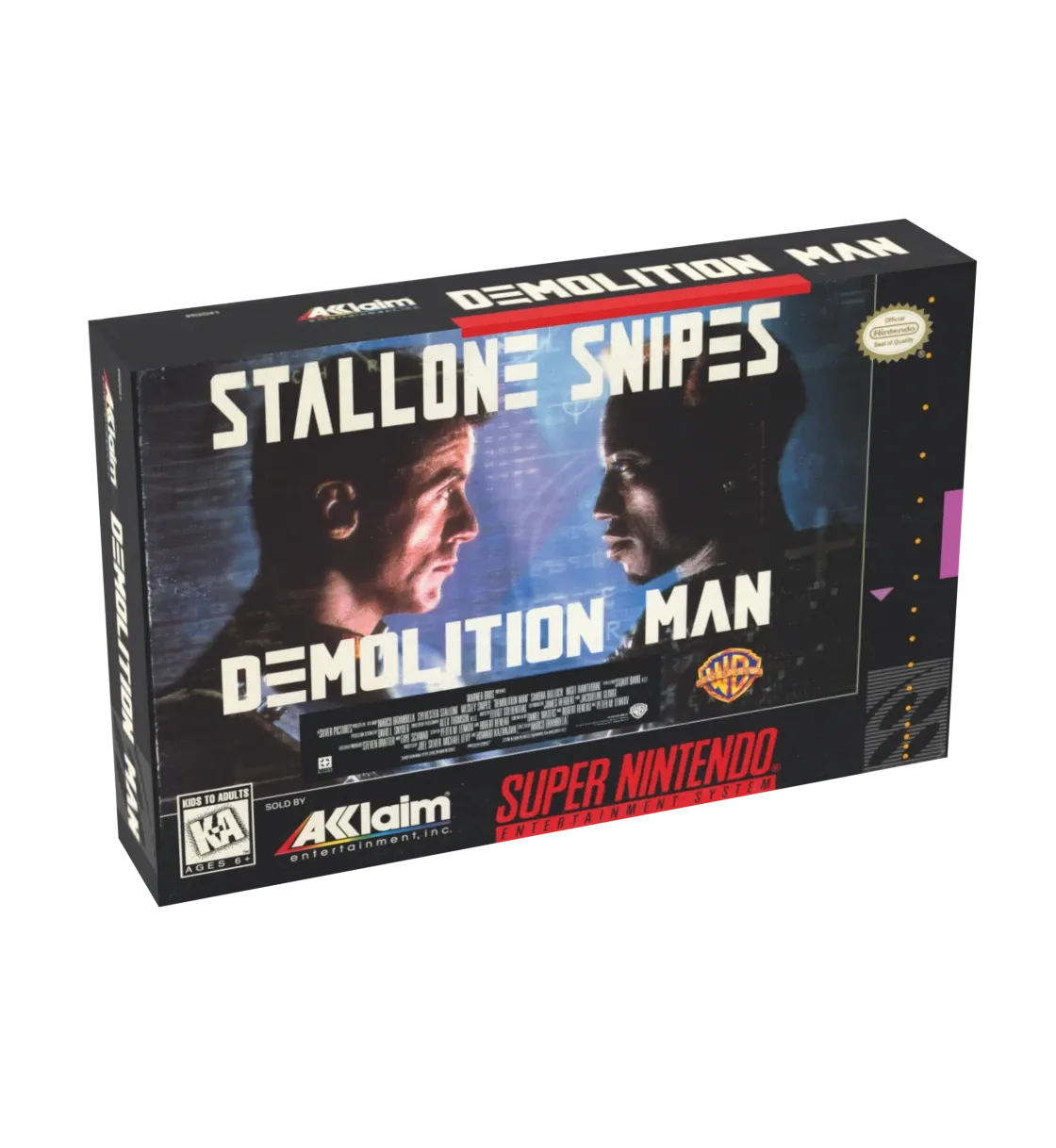 Demolition Man Reproduction Box