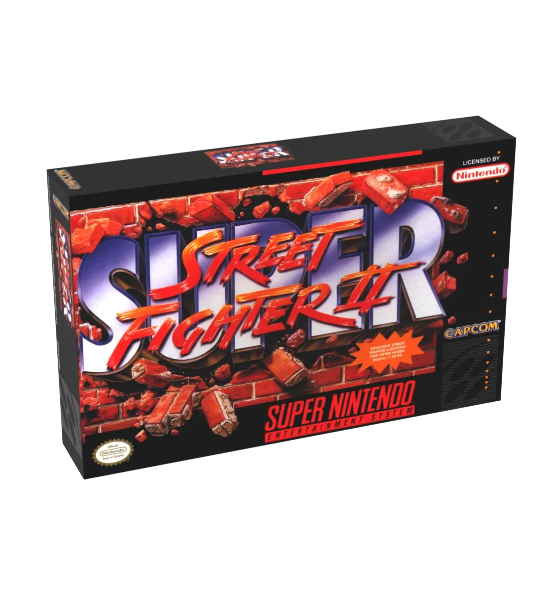 Super Street Fighter 2 Reproduction Box