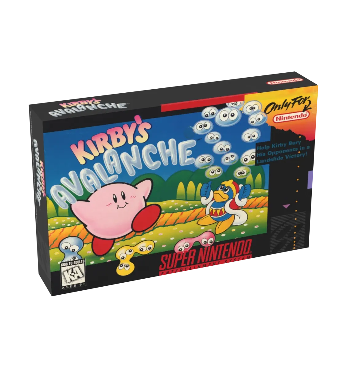 Kirby&#39;s Avalanche Reproduction Box