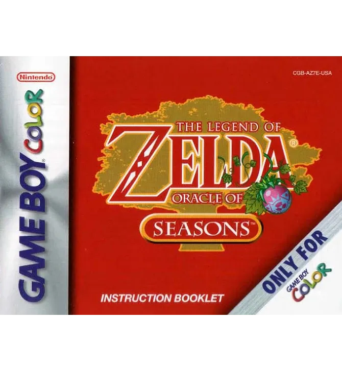 The Legend of Zelda Oracle of Seasons Reproduction Manual