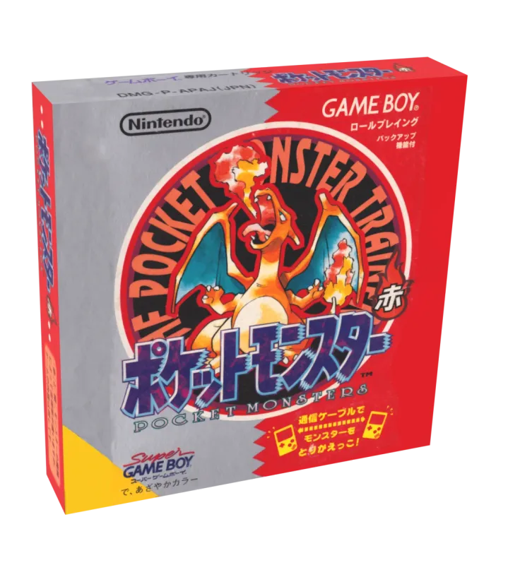 Pocket Monsters Red [Custom - Pokemon] Reproduction Box