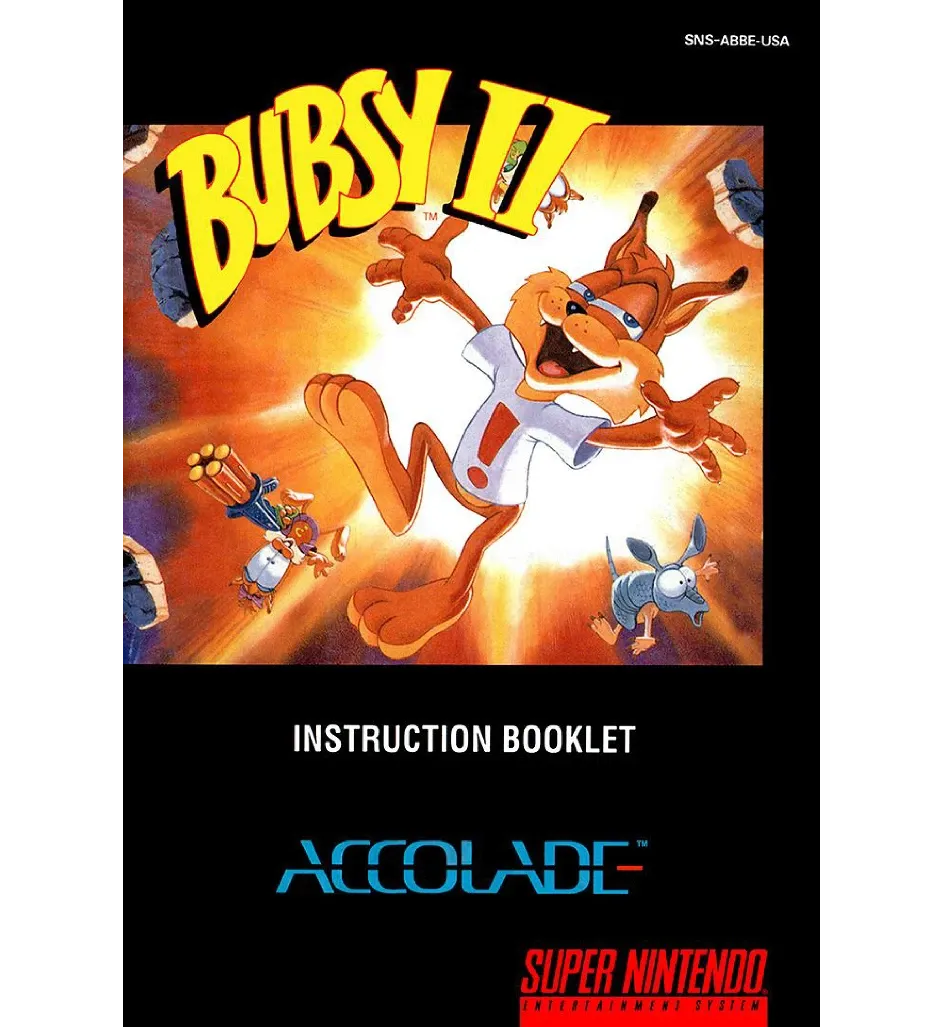Bubsy 2 Reproduction Manual