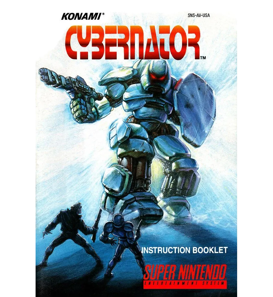 Cybernator Reproduction Manual