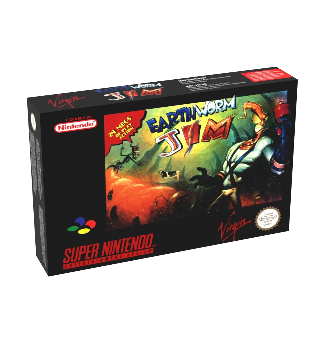 Earthworm Jim Reproduction Box