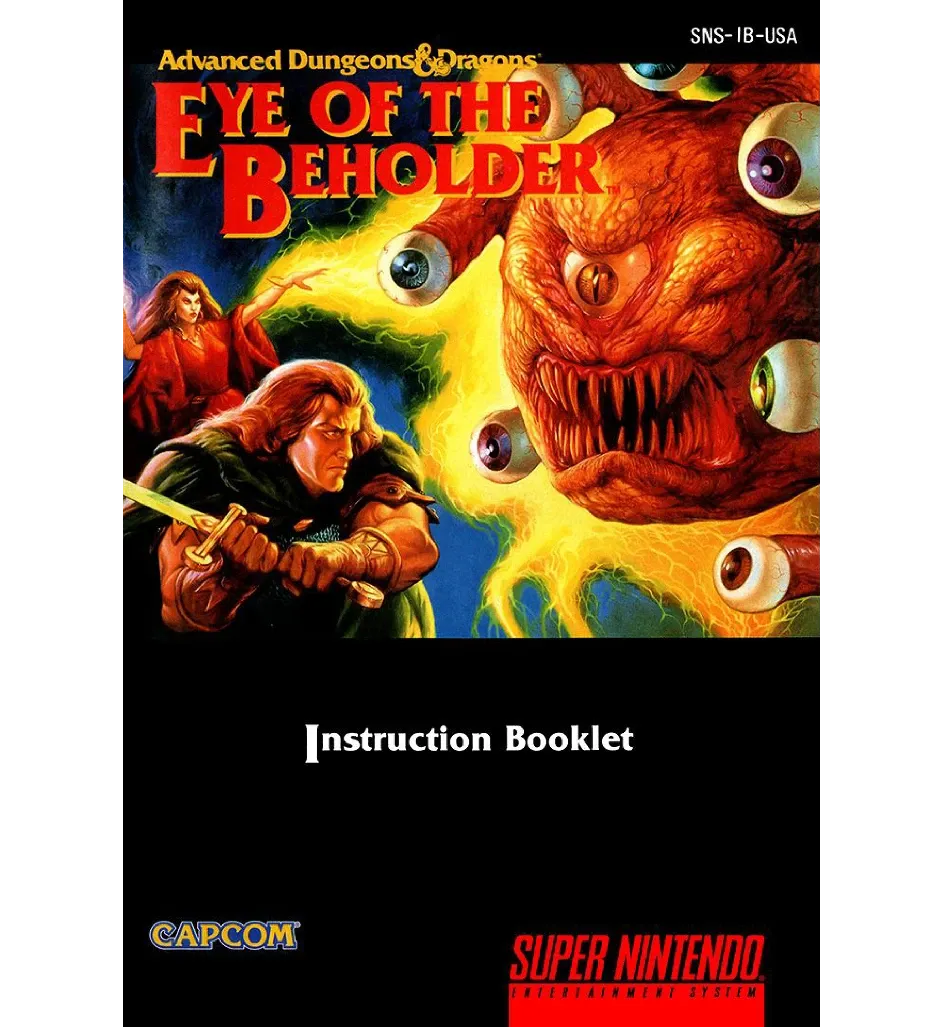 Advanced D&amp;D Eye of the Beholder Reproduction Manual