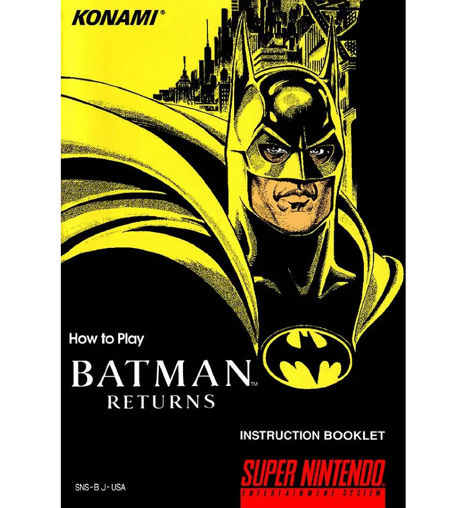 Batman Returns Reproduction Manual