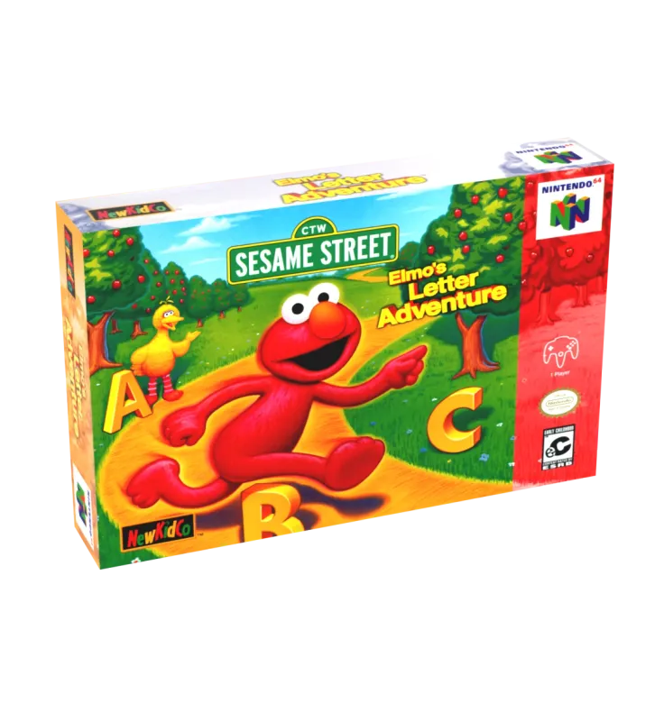 Elmo Letter Rant Elmo's Letter Adventure Reproduction Box
