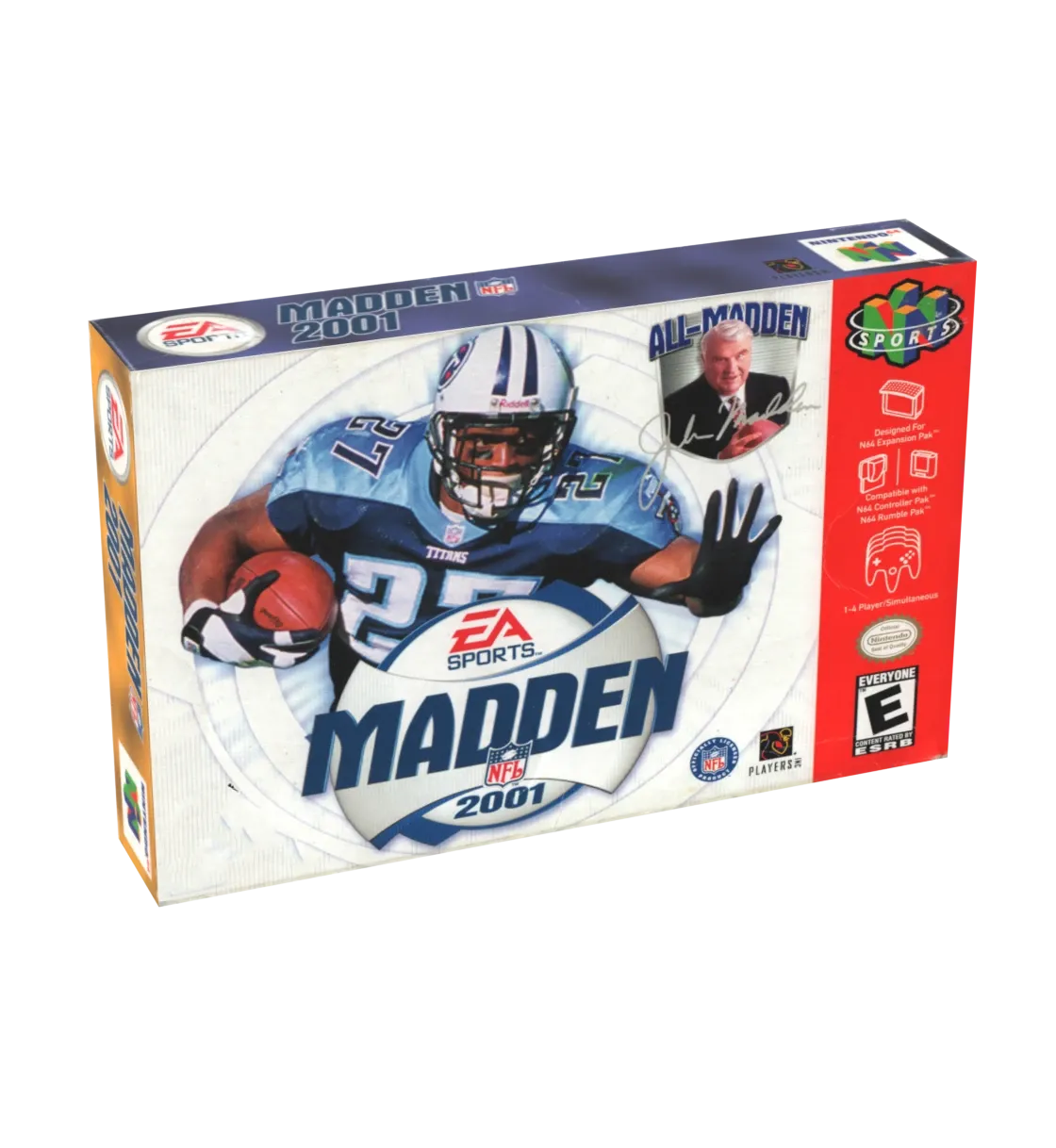 Madden 2001 Reproduction Box