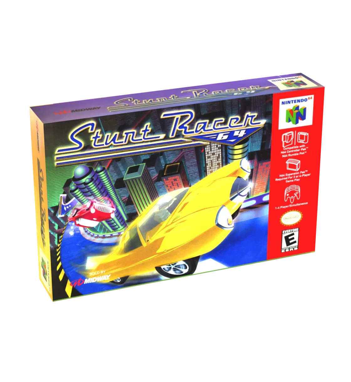 Stunt Racer 64 Reproduction Box