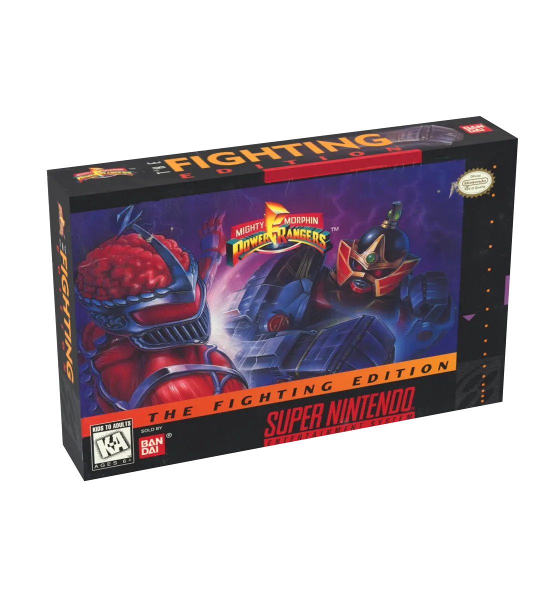 Mighty Morphin Power Rangers - The Fighting Edition Reproduction Box