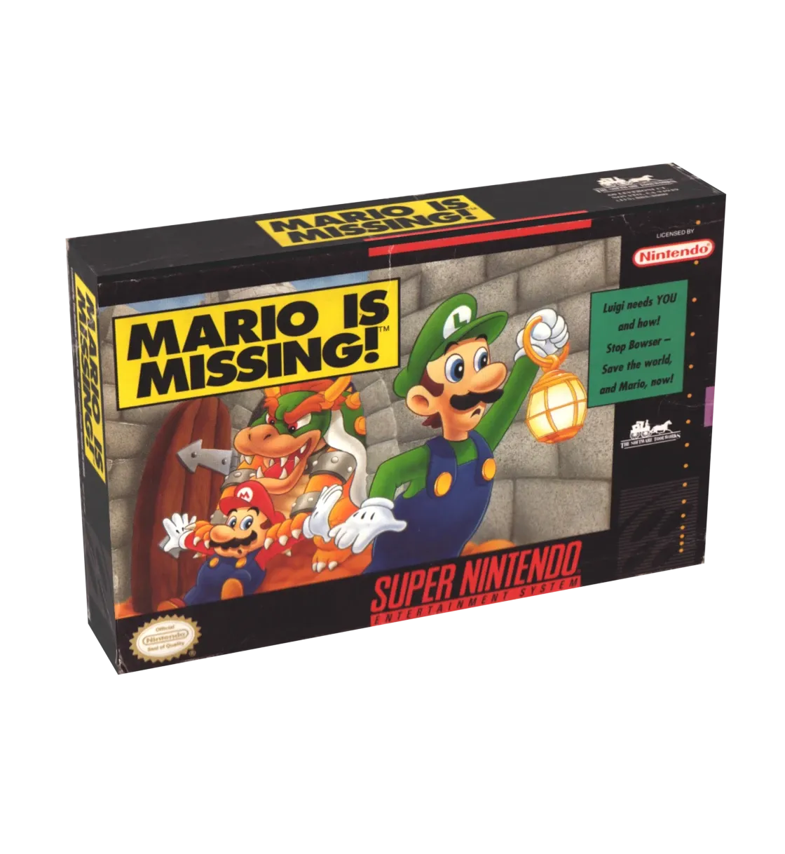 Mario is Missing! Reproduction Box