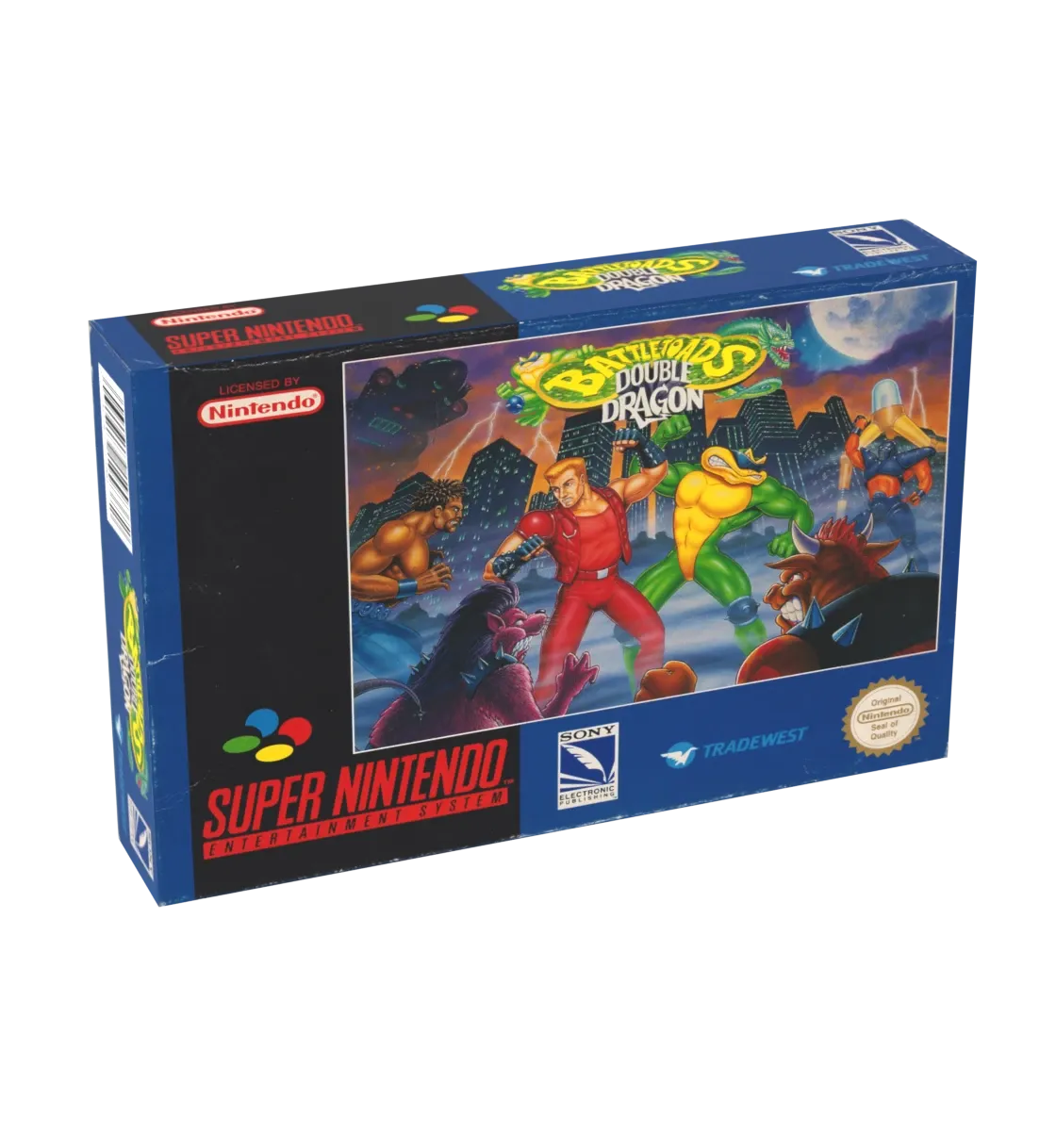 Battletoads Double Dragon Reproduction Box