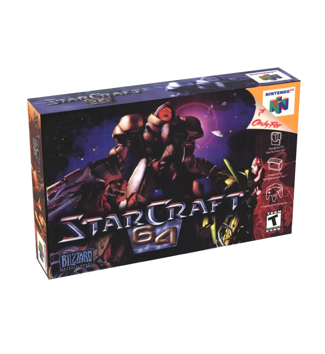StarCraft 64 Reproduction Box