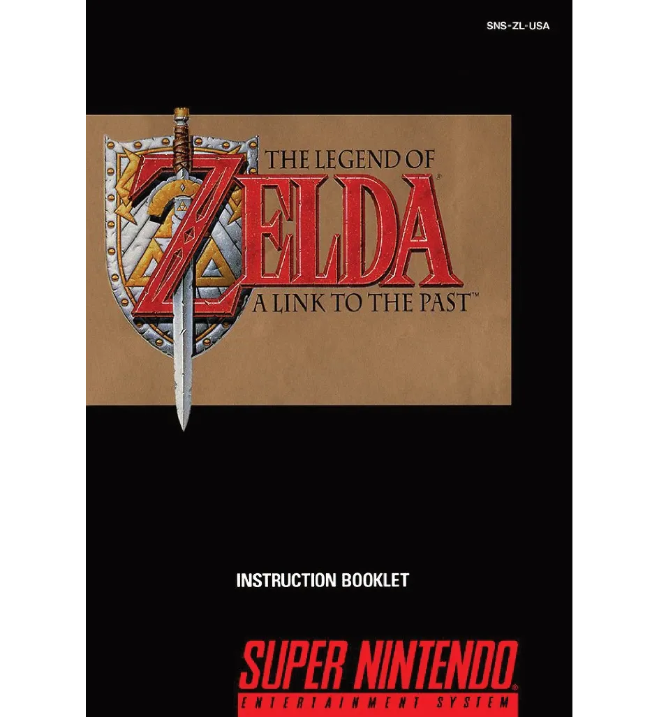 The Legend of Zelda Link to the Past Reproduction Manual