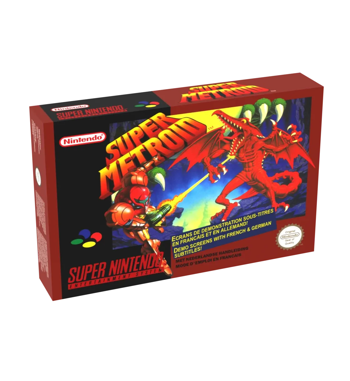 Super Metroid Reproduction Box