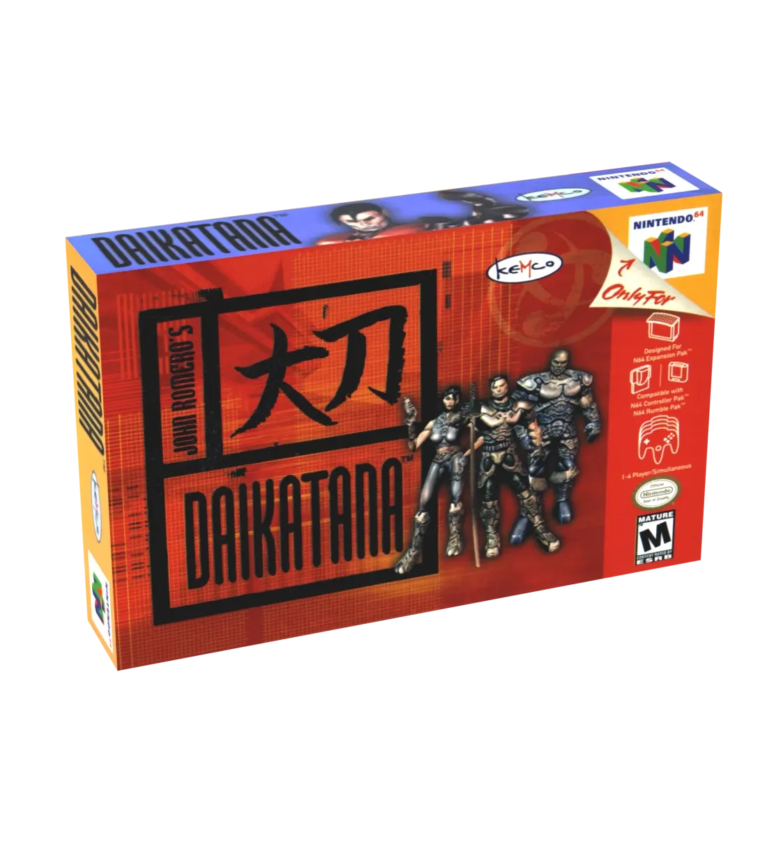 Daikatana Reproduction Box