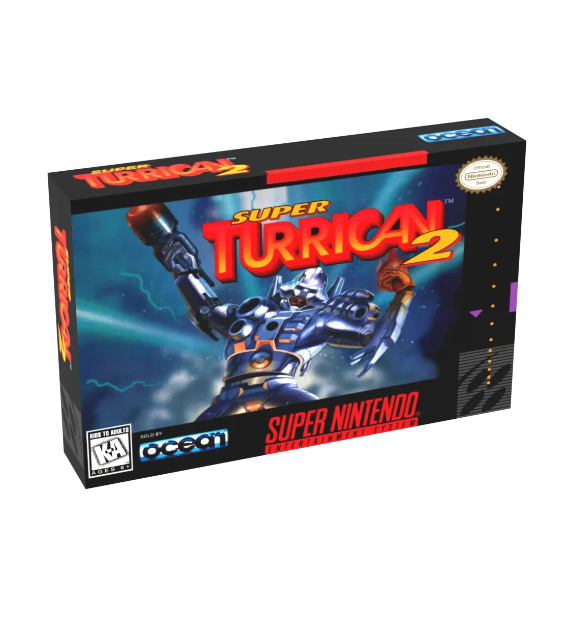 Super Turrican 2 Reproduction Box