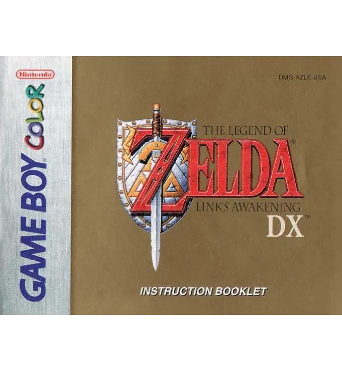 The Legend of Zelda Link&#39;s Awakening DX Reproduction Manual