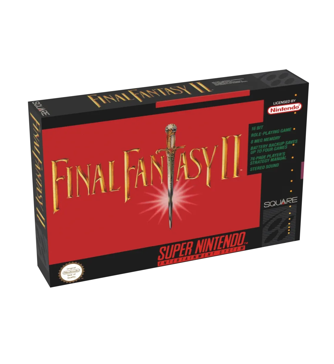 Final Fantasy 2 Reproduction Box