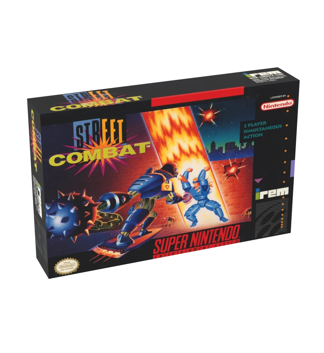Street Combat Reproduction Box