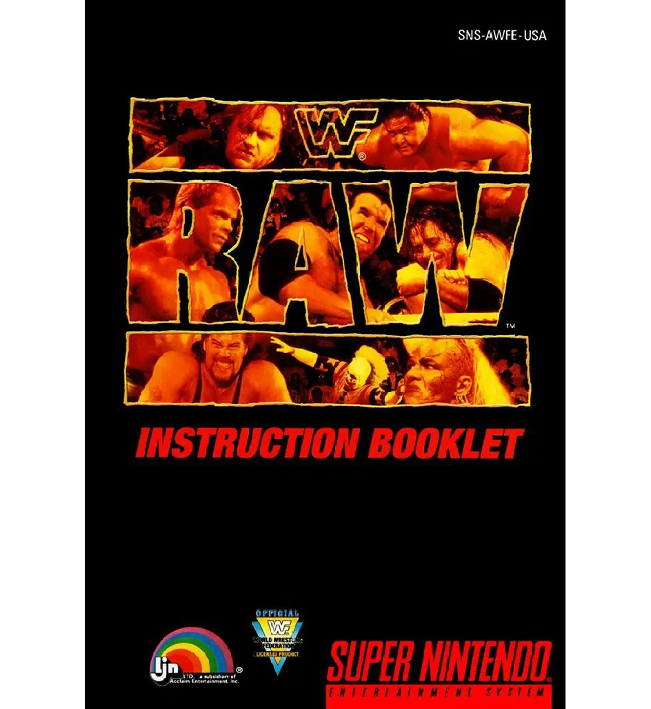 WWF Raw Reproduction Manual