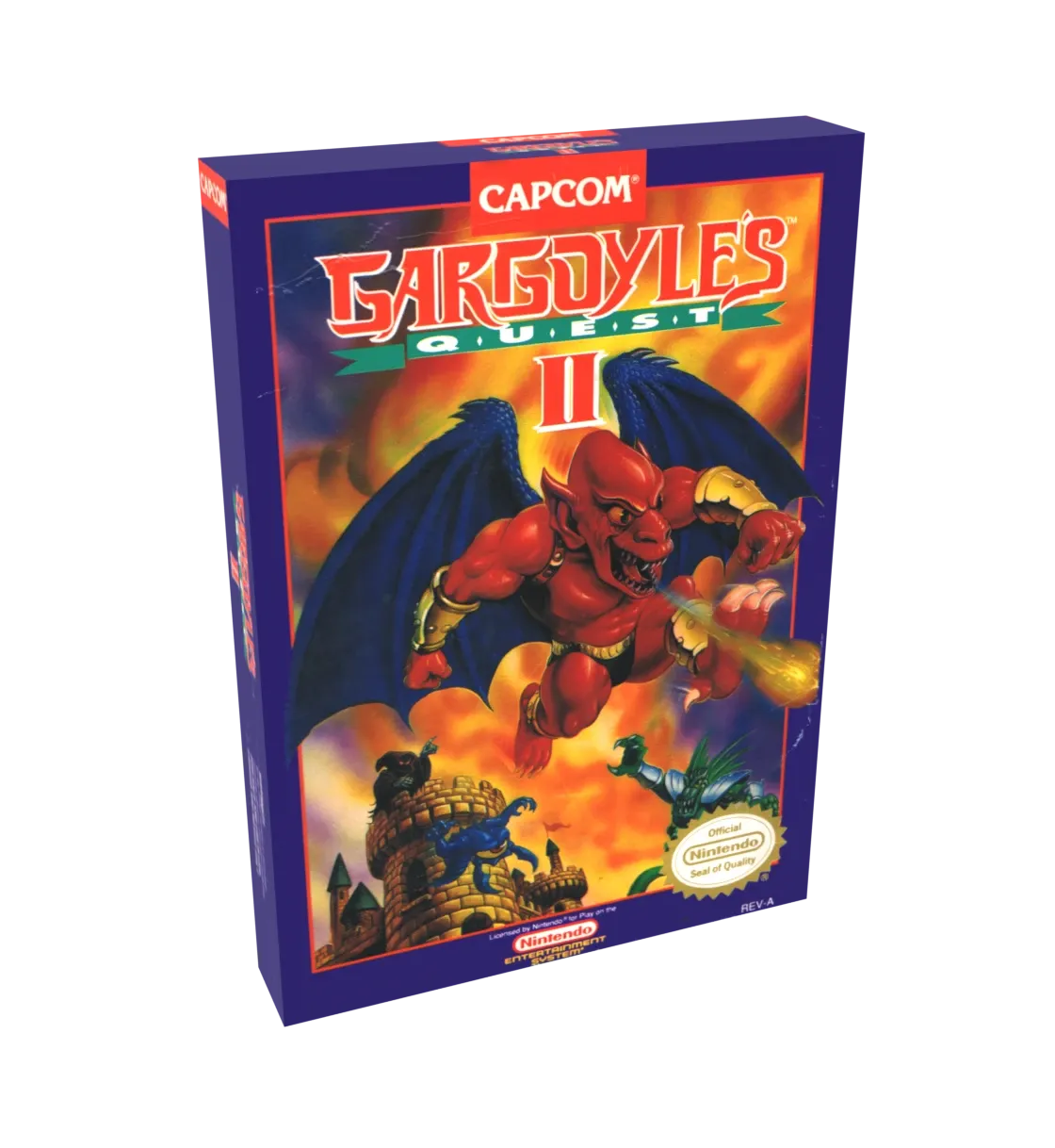 Gargoyles Quest 2 Reproduction Box