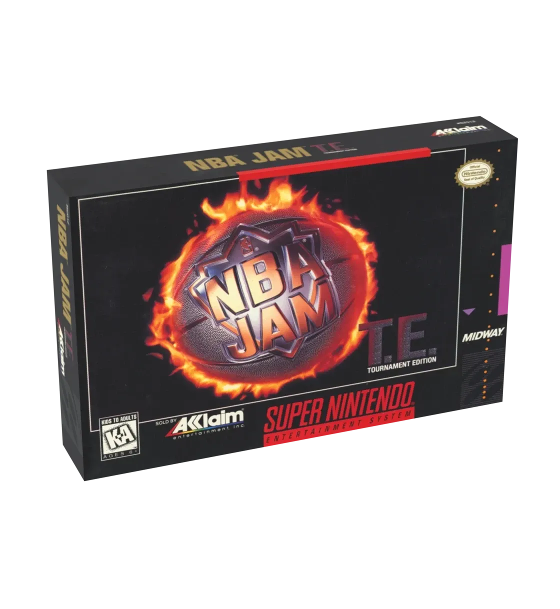 NBA Jam Tournament Edition Reproduction Box