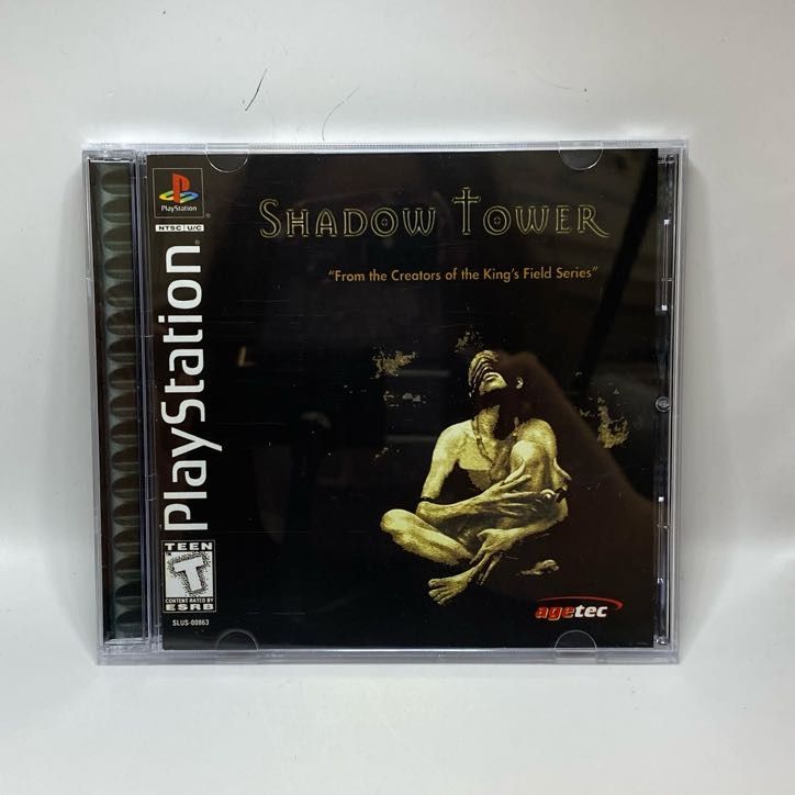 Shadow Tower | NTSC | Playstation | PS1 | En | Reproduction Case and Booklet - NO GAME