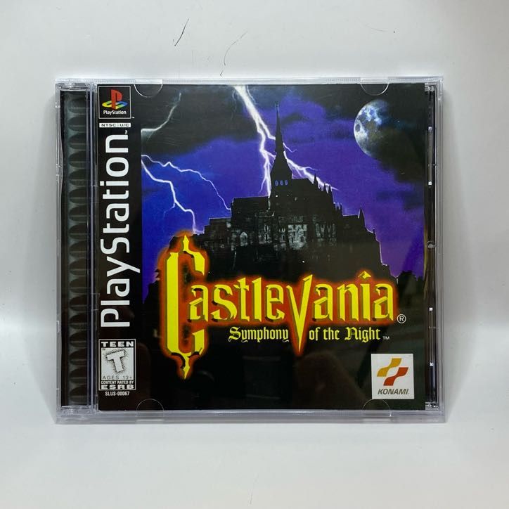 Castlevania Symphony of the Night | NTSC | Playstation | PS1 | En | Reproduction Case and Booklet - NO GAME