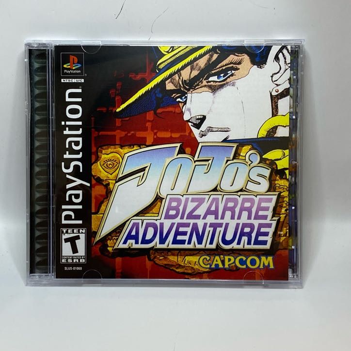 Jojo&#39;s Bizarre Adventure | NTSC | Playstation | PS1 | En | Reproduction Case and Booklet - NO GAME