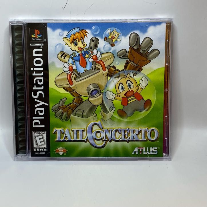 Tail Concerto | NTSC | Playstation | PS1 | En | Reproduction Case and Booklet - NO GAME