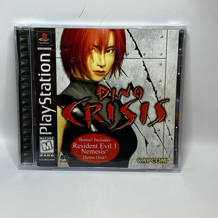 Dino Crisis | NTSC | Playstation | PS1 | En | Reproduction Case and Booklet - NO GAME