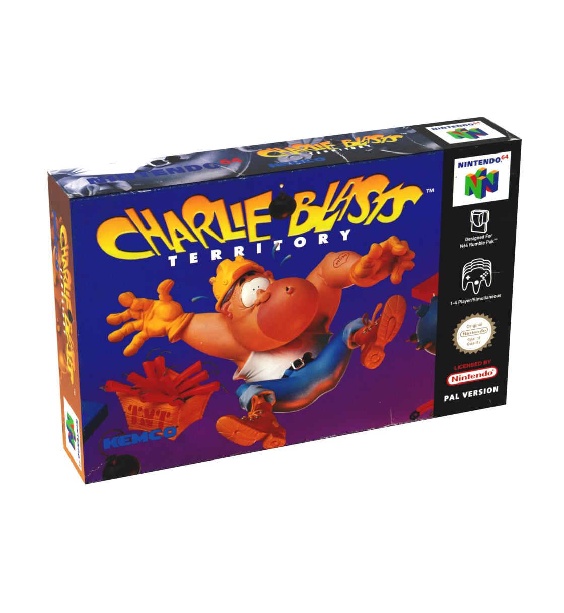 Charlie Blasts Territory Reproduction Box