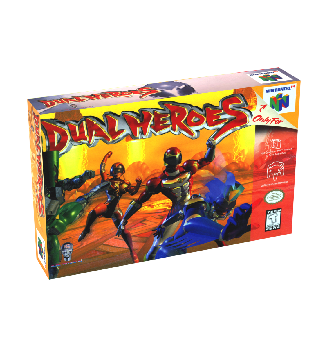 Duel Heroes Reproduction Box