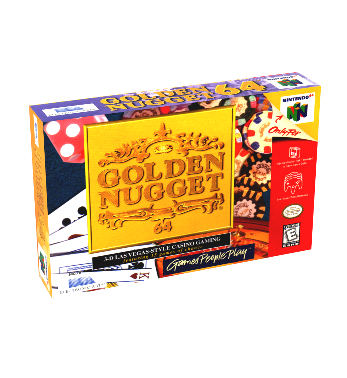 Golden Nugget 64 Reproduction Box