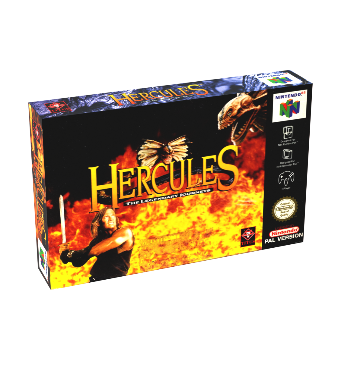 Hercules The Legendary Journey Reproduction Box