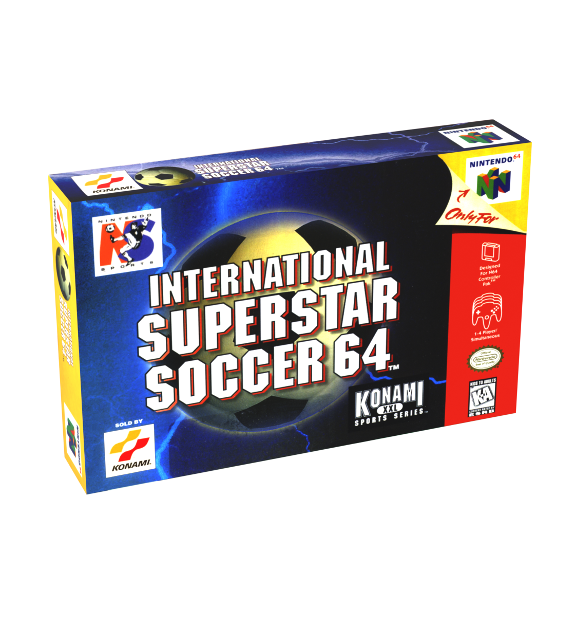 International Super Star Soccer 64 Reproduction Box