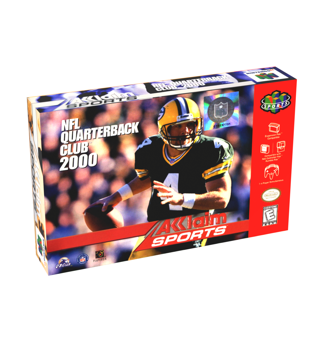 NFL Quarterback Club 2000 Reproduction Box