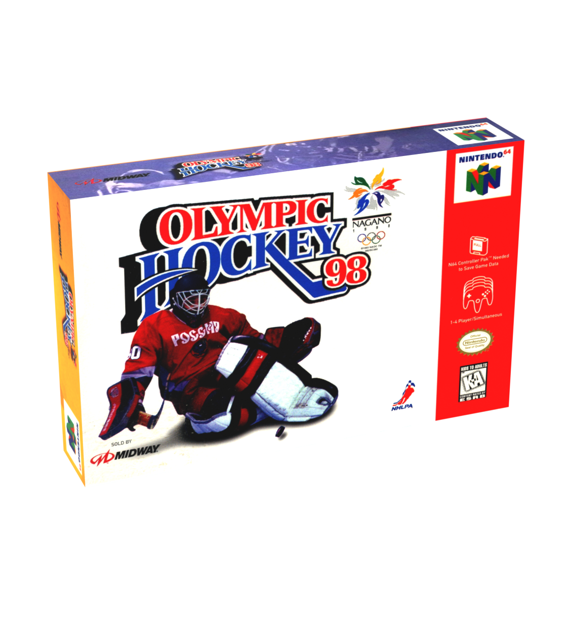 Olympic Hockey 98 Reproduction Box