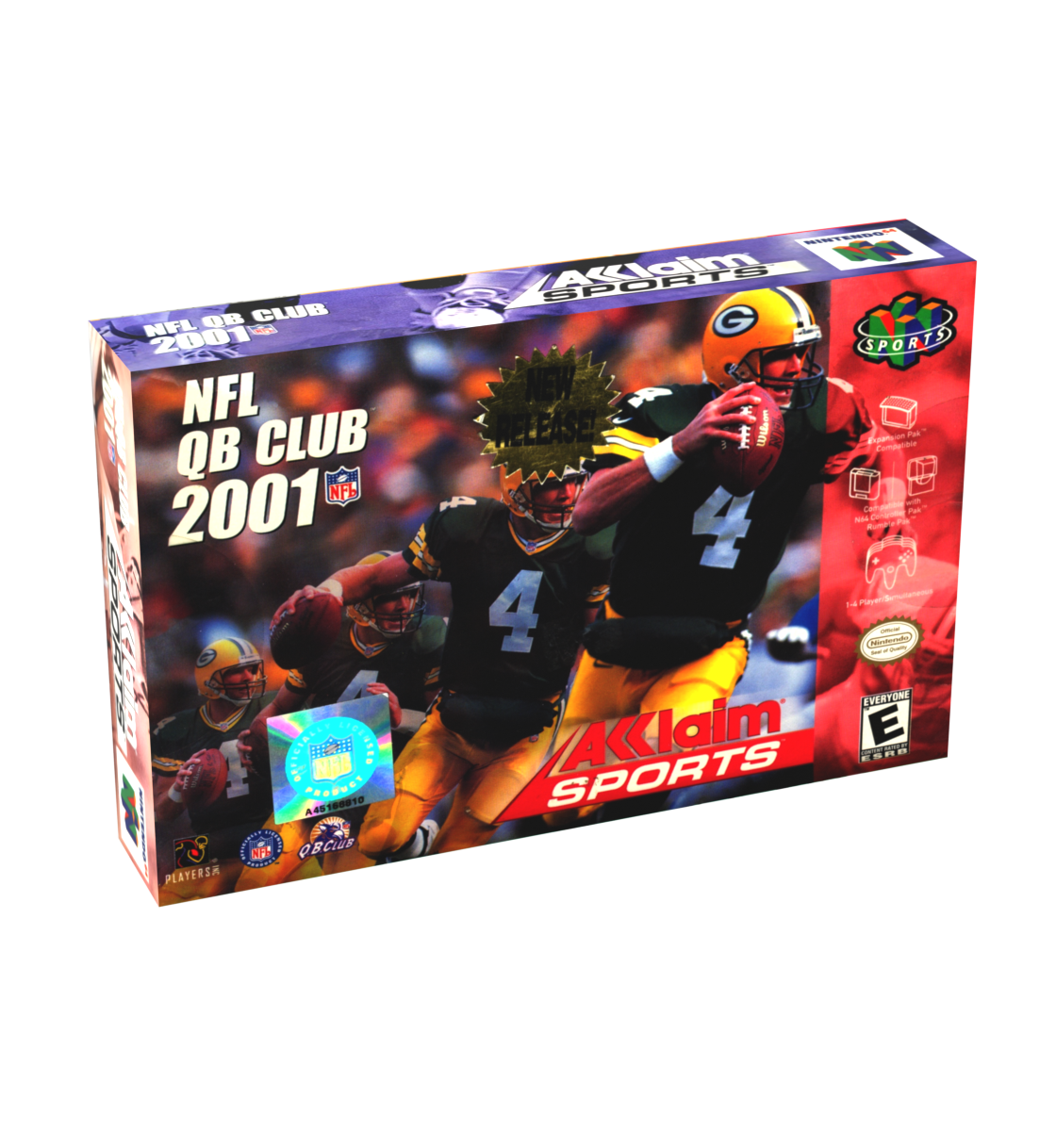 NFL Quarterback Club 2001 Reproduction Box