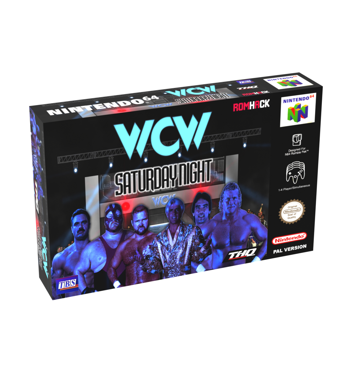 WCW Saturday Night Reproduction Box