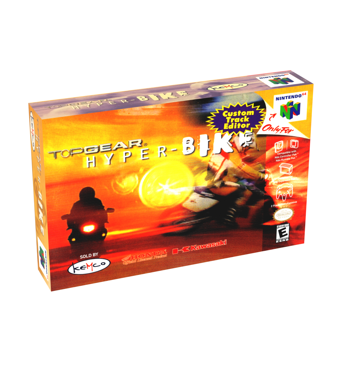 Top Gear Hyper Bike Reproduction Box