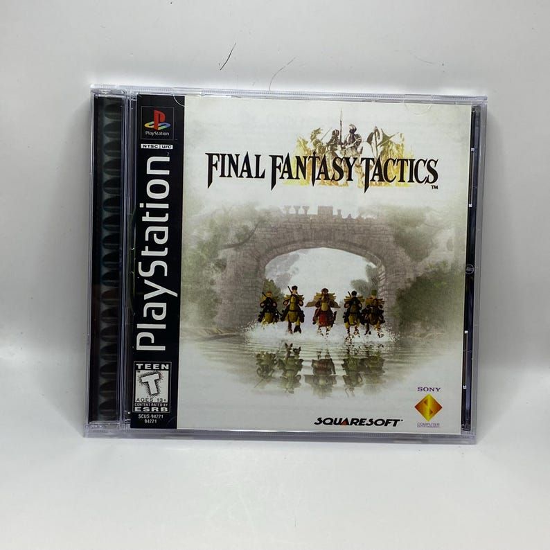 Final Fantasy Tactics | NTSC | Playstation | PS1 | En | Reproduction Case and Booklet - NO GAME